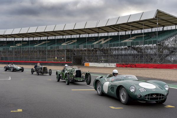 Heritage cars feature in Aston Martin's F1 launch film